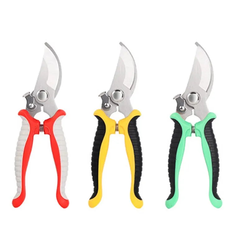 Pruner Garden Scissors Professional Sharp Bypass Pruning Shears Tree Trimmers Secateurs Hand Clippers For Garden Beak Scissors Peaceful Pleasures Health and Wellness 1pc random color