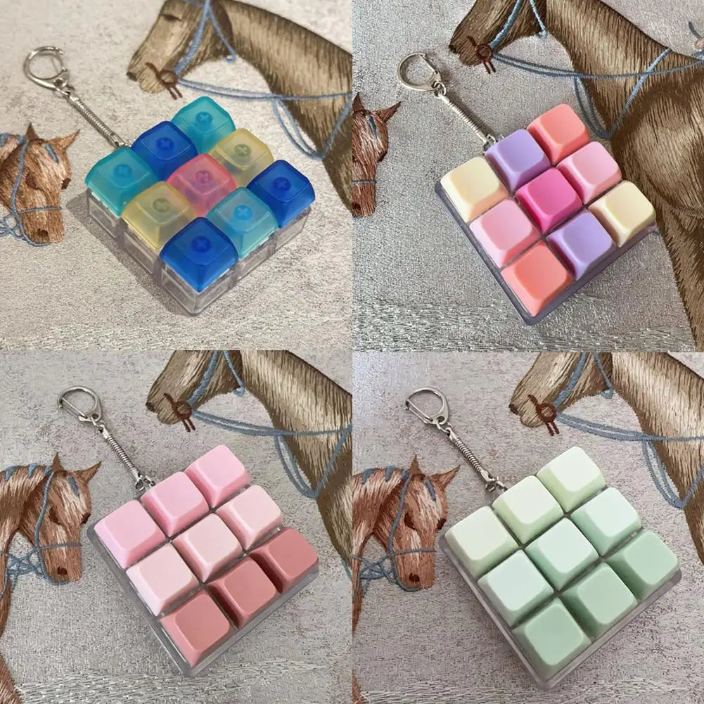 9-Key Fidget Keyboard Toy for Stress Relief Peaceful Pleasures Health and Wellness