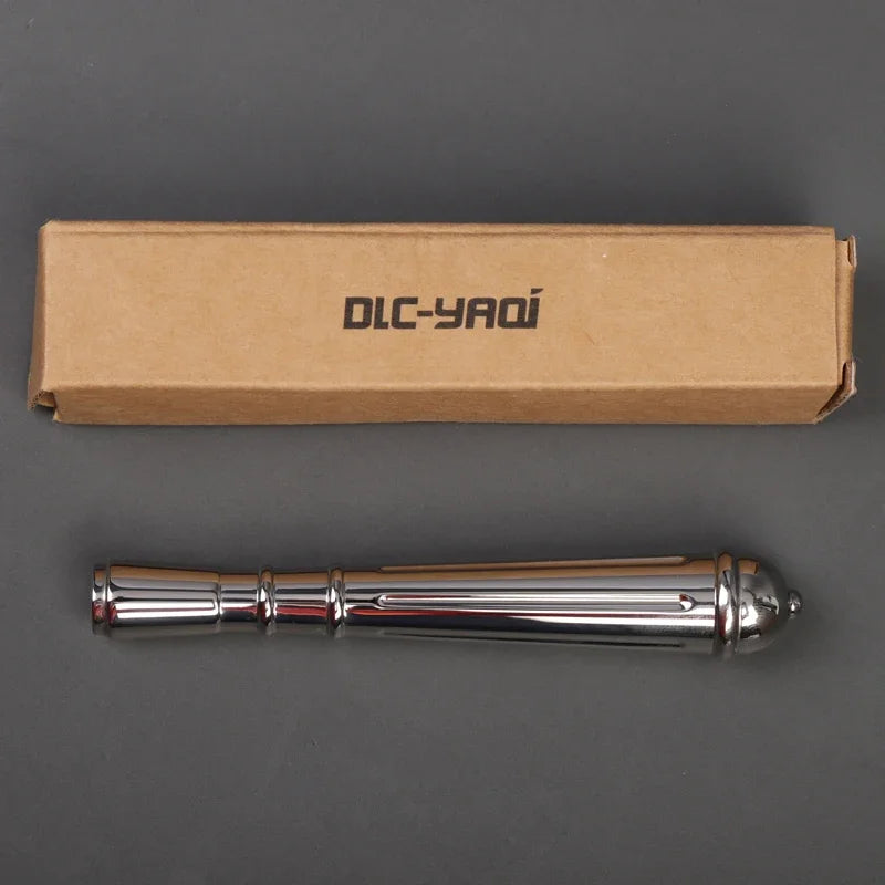 2026 Yaqi Men's Safety Razor Handle Teardrop Polished Stainless Steel - Premium Quality Grooming Tool for Comfortable Shave Peaceful Pleasures Health and Wellness