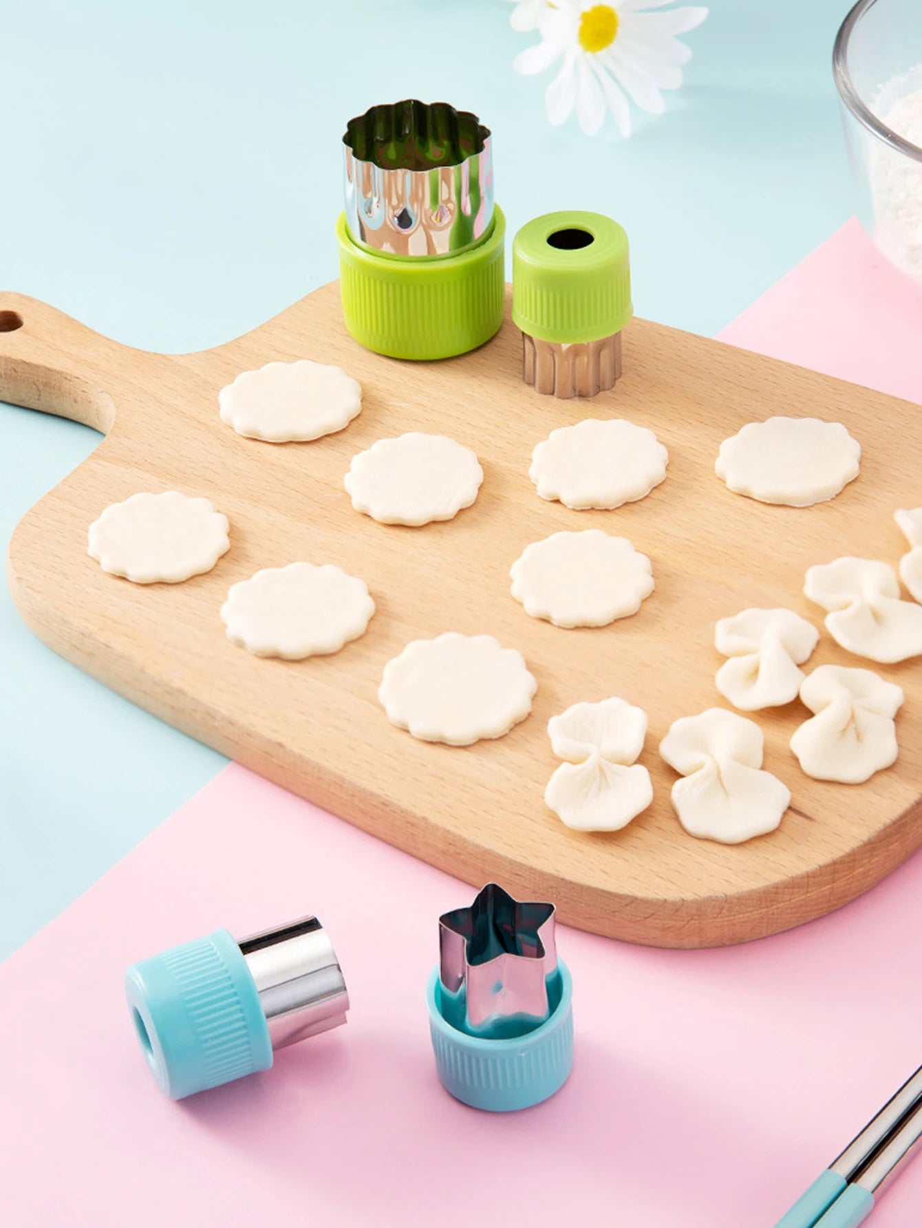 12 Pcs Vegetable Cutter Shapes Sets Mini Size Cutters Fruit Cutters Kids Food Cutters Pastry Stamps Mold Biscuits Peaceful Pleasures Health and Wellness