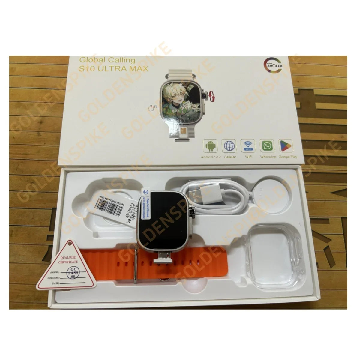 ZestBolt S10 Ultra MAX 4G Android Smartwatch | AMOLED GPS NFC