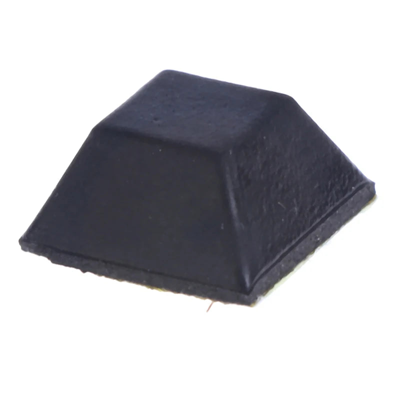 40-Pack Square Rubber Bumper Pads – Self-Adhesive Furniture Feet