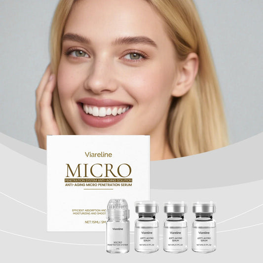 VIARELINE Facial Roller Kit – Hydrating Serum Set All Skin Face Serum Roller Set Oasis Select