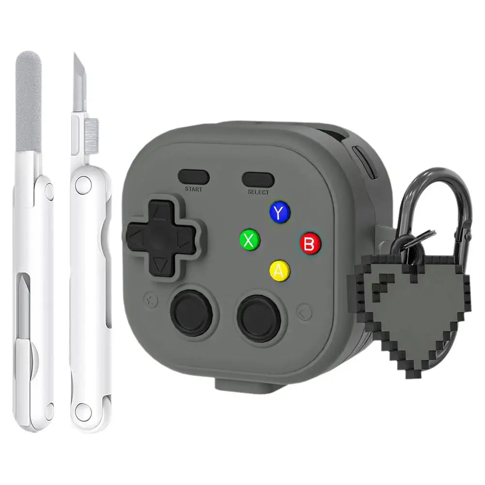 New For Samsung Galaxy Buds 4/4 Pro （2026）Cases Game Controller Design Protective Case With Cleaning Kit For Galaxy Buds4/4Pro Peaceful Pleasures Health and Wellness C