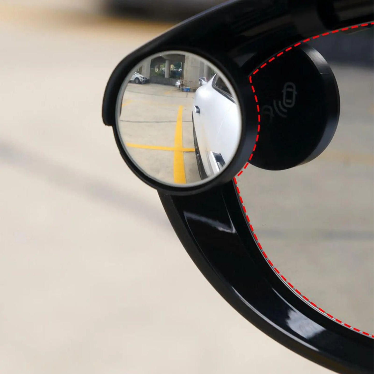 2PCS Side Mirror Rain Visor Guards With Blind Spot Universal Adjustable Rainproof Shield Wide Angle Eyebrow Visor Exterior parts Peaceful Pleasures Health and Wellness