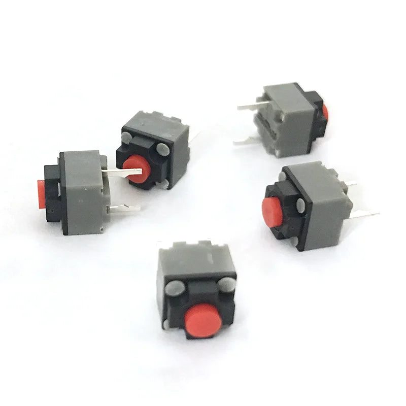 10PCS Silent Mouse Button Switch 6*6*7.3MM Square Microswitch Two Pins 6x6x7.3mm Peaceful Pleasures Health and Wellness Default Title