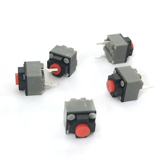 10PCS Silent Mouse Button Switch 6*6*7.3MM Square Microswitch Two Pins 6x6x7.3mm Peaceful Pleasures Health and Wellness Default Title