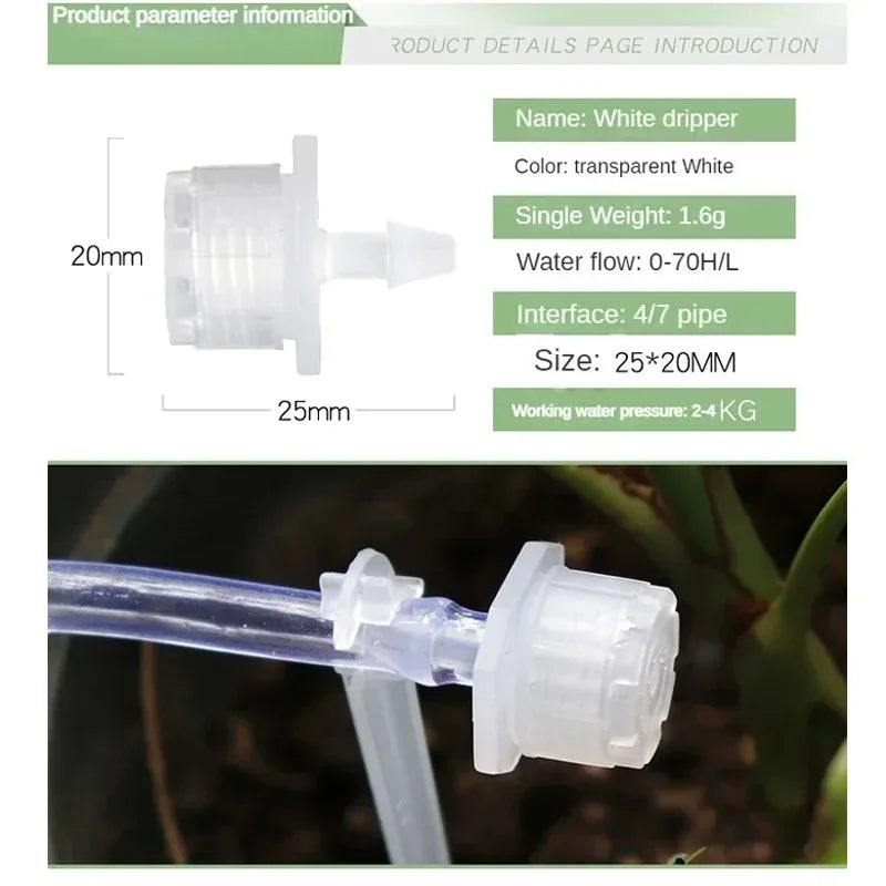 Adjustable Drip Irrigation System Kit 50–800 Pieces | Garden