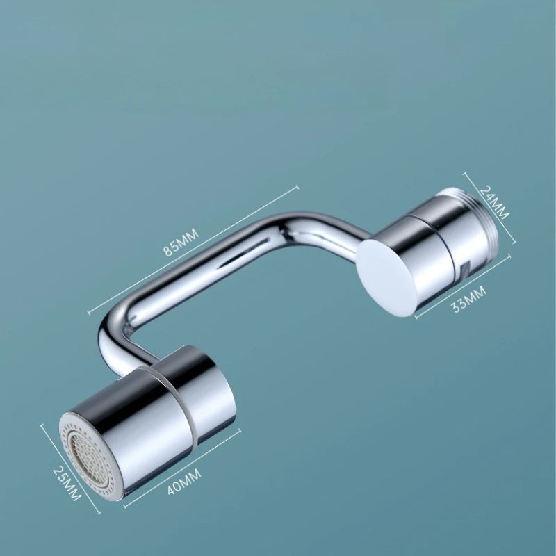 Full 1080° Swivel Kitchen Faucet Extender Universal 22mm/24mm Thread Alloy Faucets Aerator Splashproof Bathroom Sink Accessories Peaceful Pleasures Health and Wellness