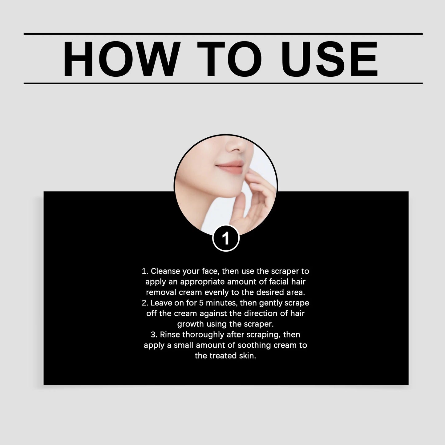Eelhoe Facial Hair Removal Cream – Painless Gentle Depilatory