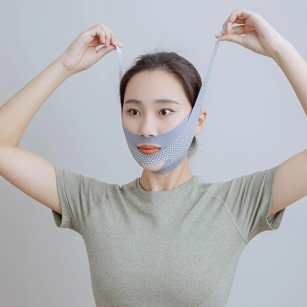 V-Shape Chin Lifting Strap – Adjustable Double Chin Mask