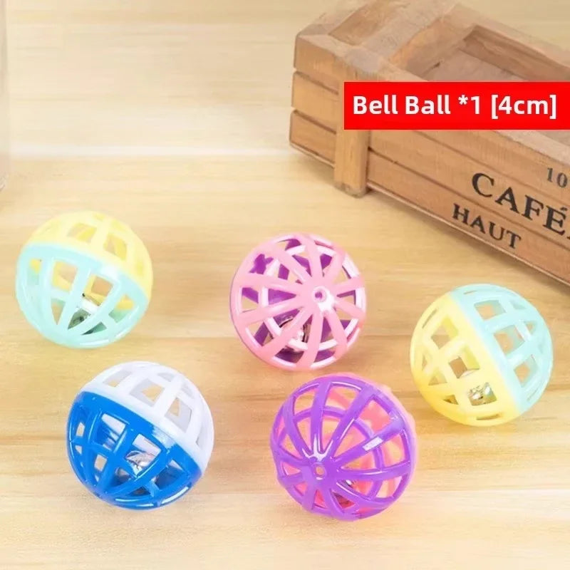 Cat Puzzle Toy Felt Box with Ball | Indoor Cat Exercise Toy
