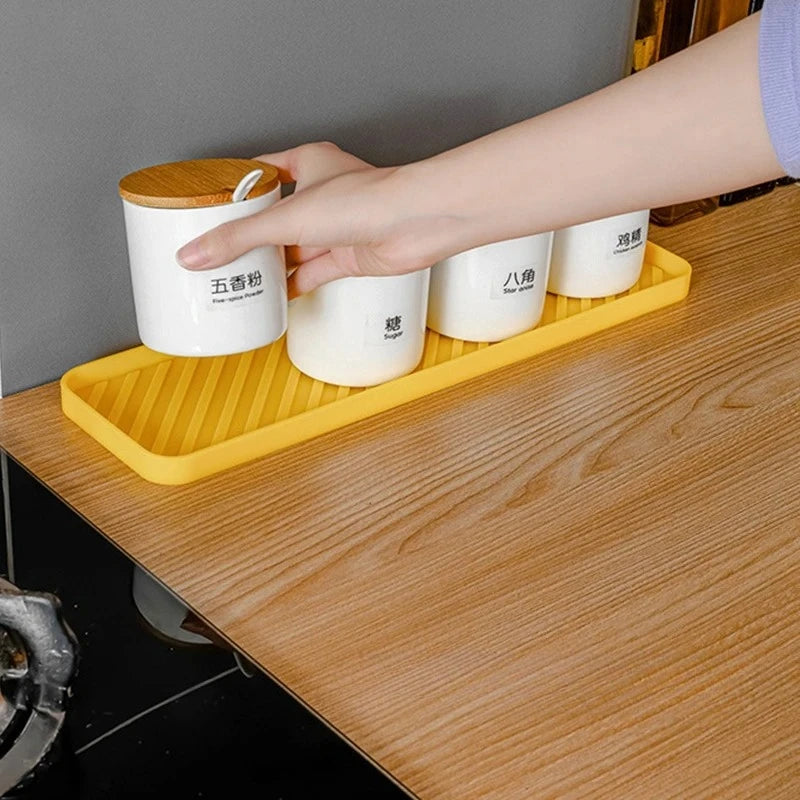 Silicone Dish Drying Mat Multifunctional Heat Resistant Tableware Dishwaser Mat Sink Mat for Kitchen kitchen accessories coaster Peaceful Pleasures Health and Wellness