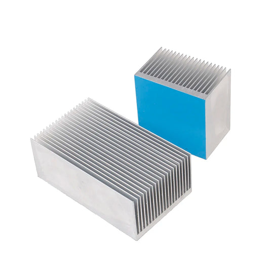 60*60*39mm/100*60*39mm With Thermal Conductive Adhesive Aluminum Alloy Heatsink Cooling Pad LED IC Chip Cooler Radiator Silver Peaceful Pleasures Health and Wellness