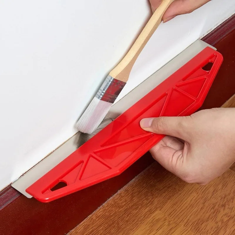 12-Inch Heavy-duty Yellow Paint Shield Edger Ergonomic Handle