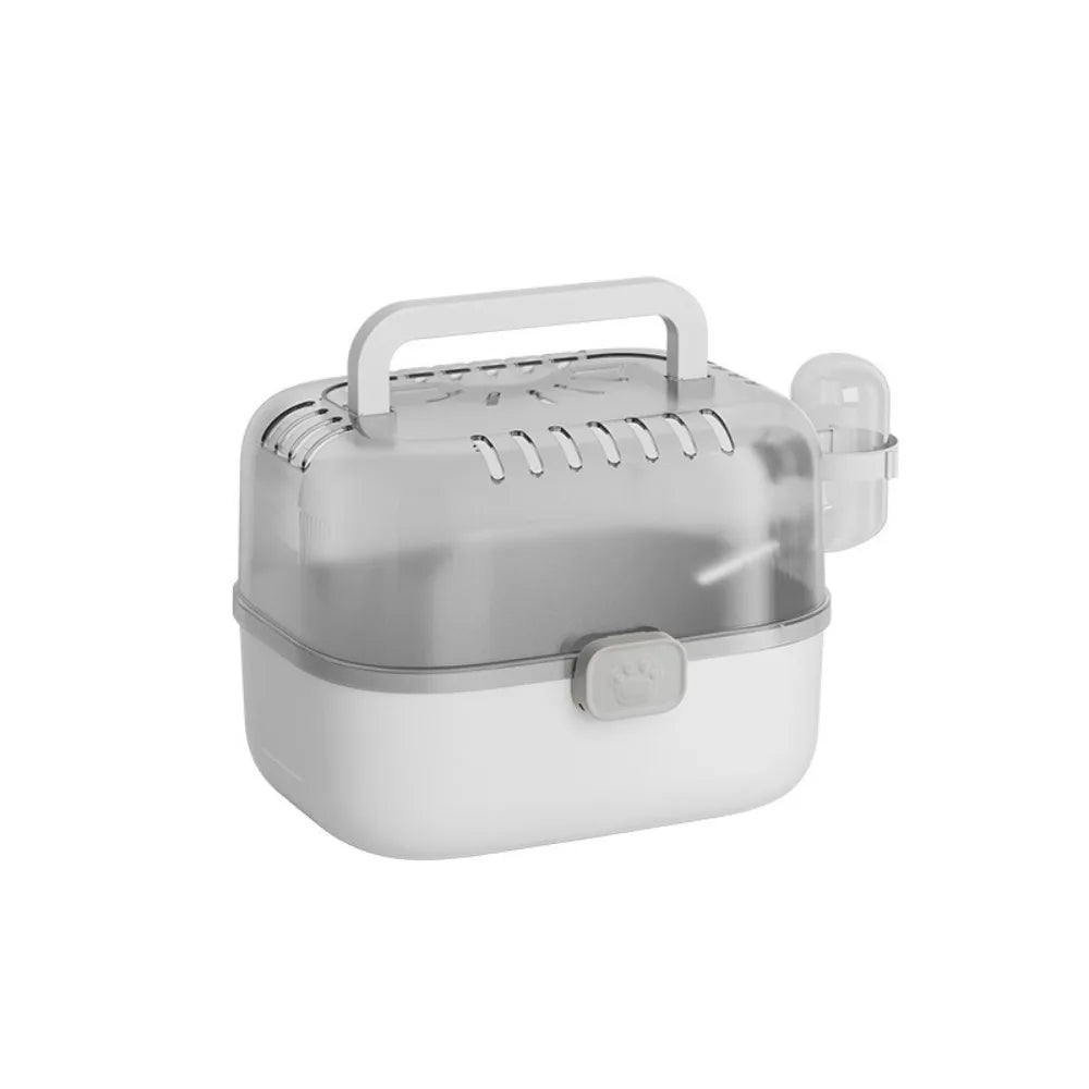 Portable Hamster Travel Carrier Cage – Ventilated & Escape-Proof