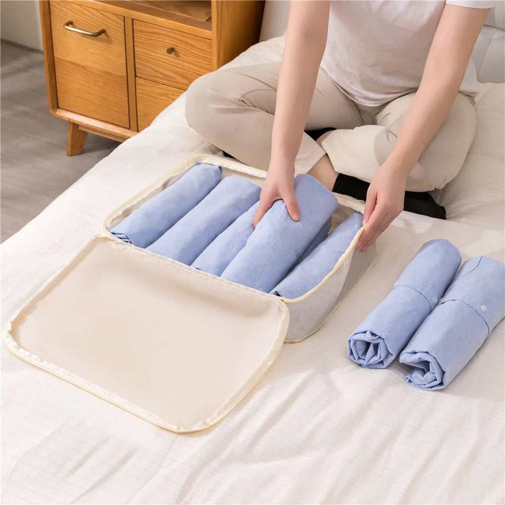 3-Piece Travel Compression Storage Bags | Luggage Packing Organizer Travel Packing Organizer Peaceful Pleasures Health and Wellness