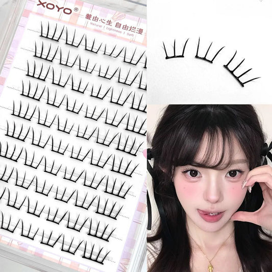 DIY Cluster Lash Extensions 9–12mm | Wispy False Eyelashes False Eyelash Clusters Peaceful Pleasures Health and Wellness