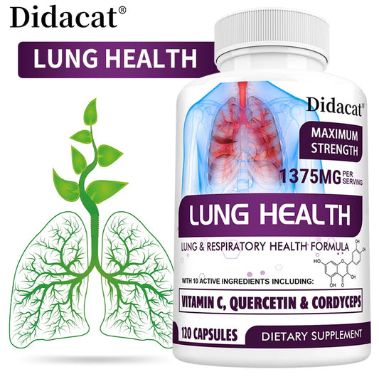 Lung Detox & Cleanse Capsules - Supports Bronchial and Respiratory Health, Promoting Lung Cleansing and Detoxification Peaceful Pleasures Health and Wellness