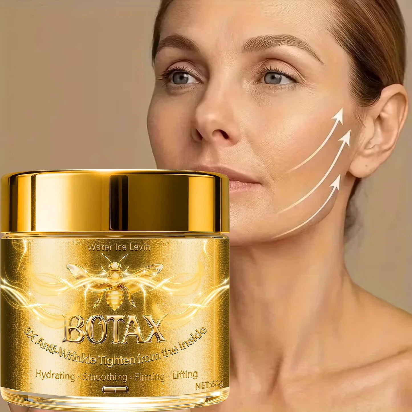 Bee Venom Anti-Aging Face Cream – Hyaluronic Acid & Retinol