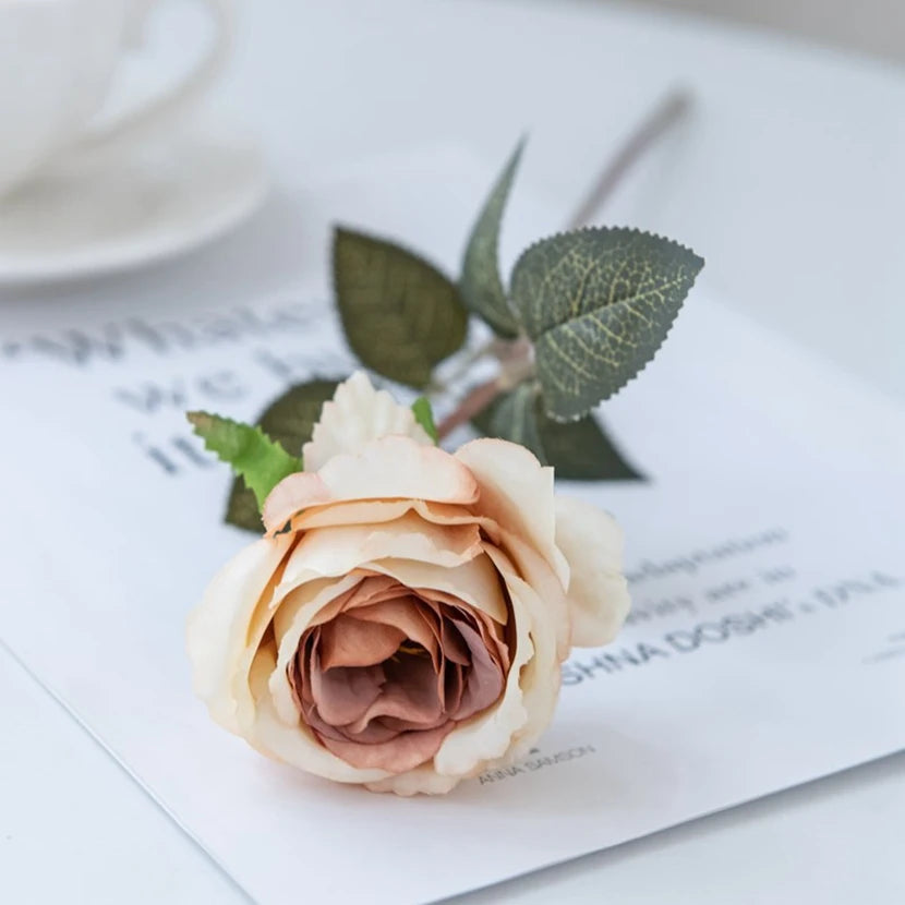 Artificial Silk Rose Bouquet – Wedding & Home Decor Flowers