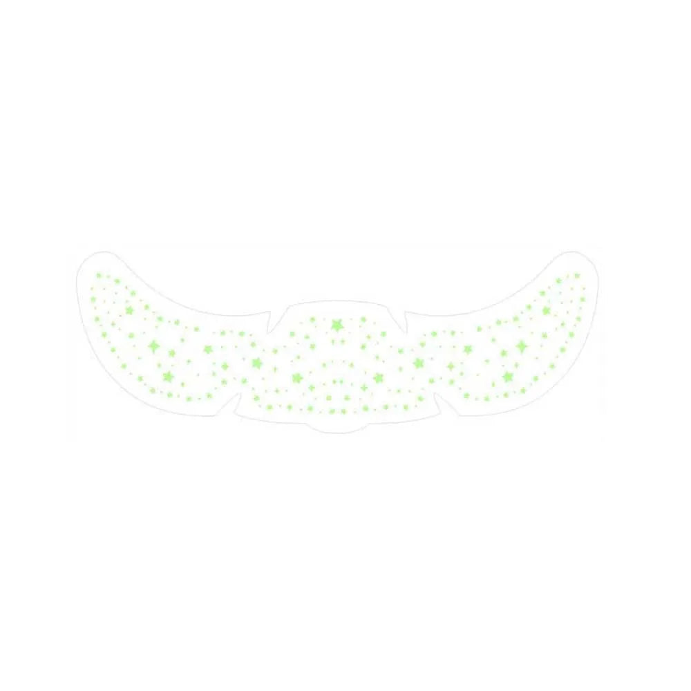 Luminous Temporary Face Tattoo Stickers – Stars & Hearts