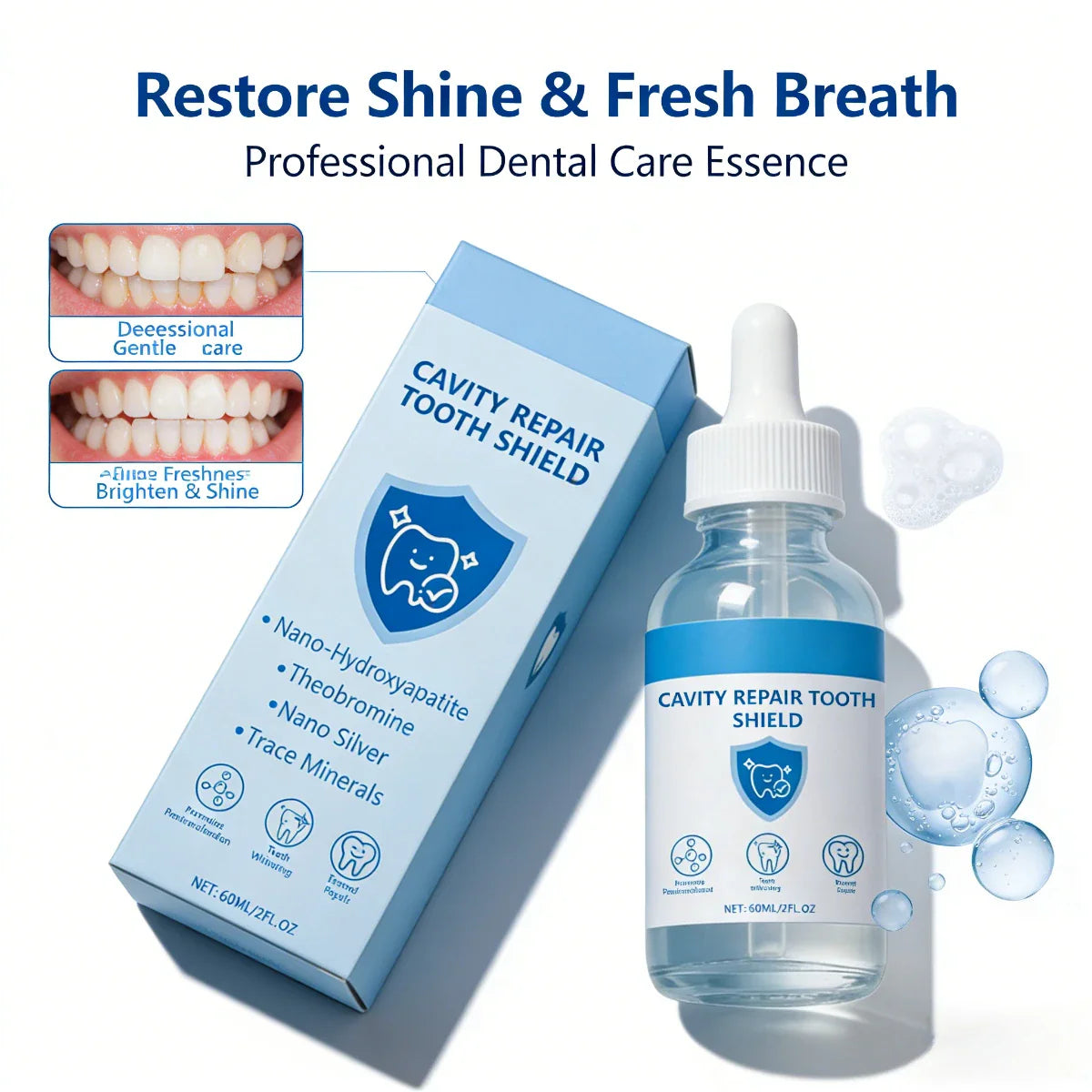 Teeth Essence Serum Toothpaste – Stain Reduction & Fresh Breath