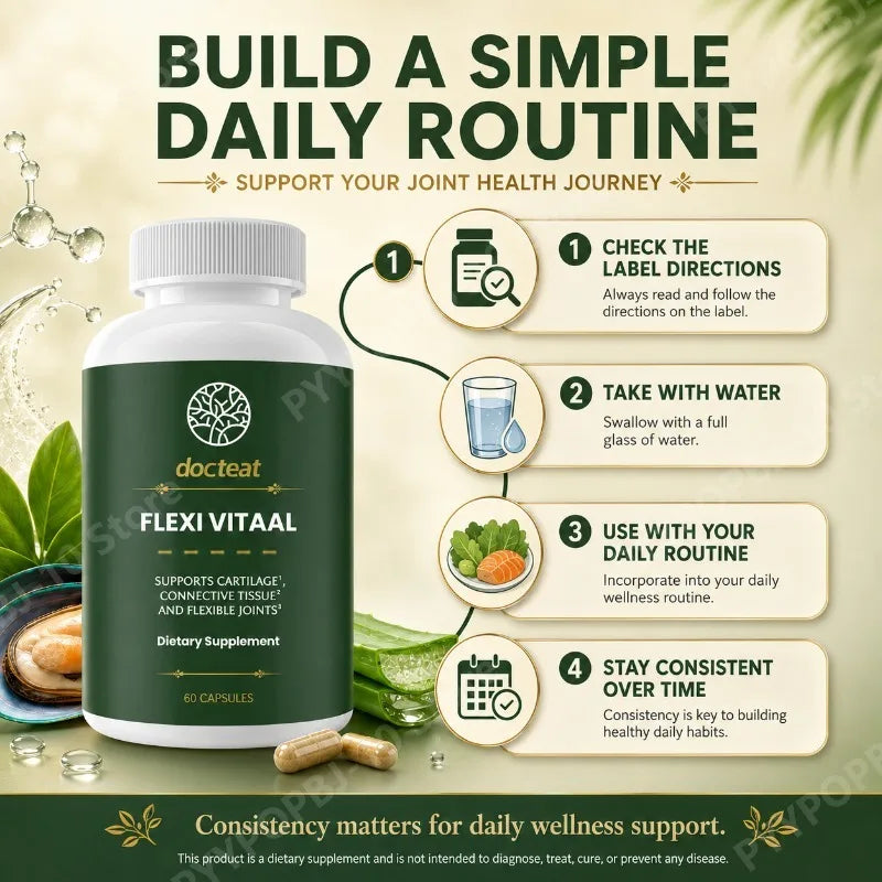 Joint Comfort Formula – Green Lipped Mussel, MSM & Collagen