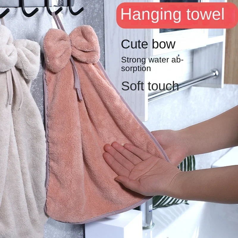 Kitchen Hand Towel Bathroom Coral Velvet Bath Towels Microfiber For Home & Garden Soft Quick-drying Spa Absorbent Sauna Beach Peaceful Pleasures Health and Wellness