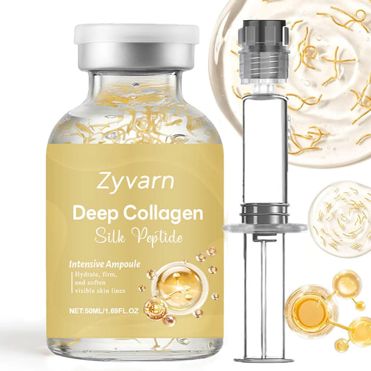 Korean Collagen Silk Peptide Lifting Ampoule Face Serum Face Serum Ampoule Peaceful Pleasures Health and Wellness