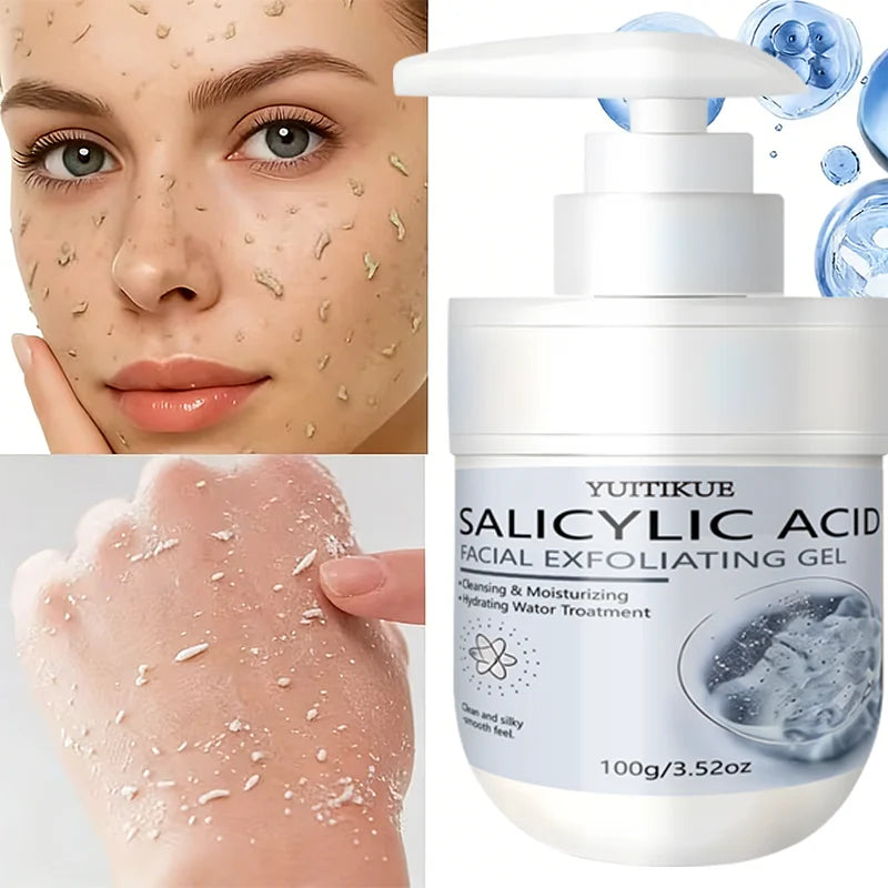 Salicylic Acid Exfoliating Gel – Pore Cleanser Face & Body Exfoliating Gel Peaceful Pleasures Health and Wellness