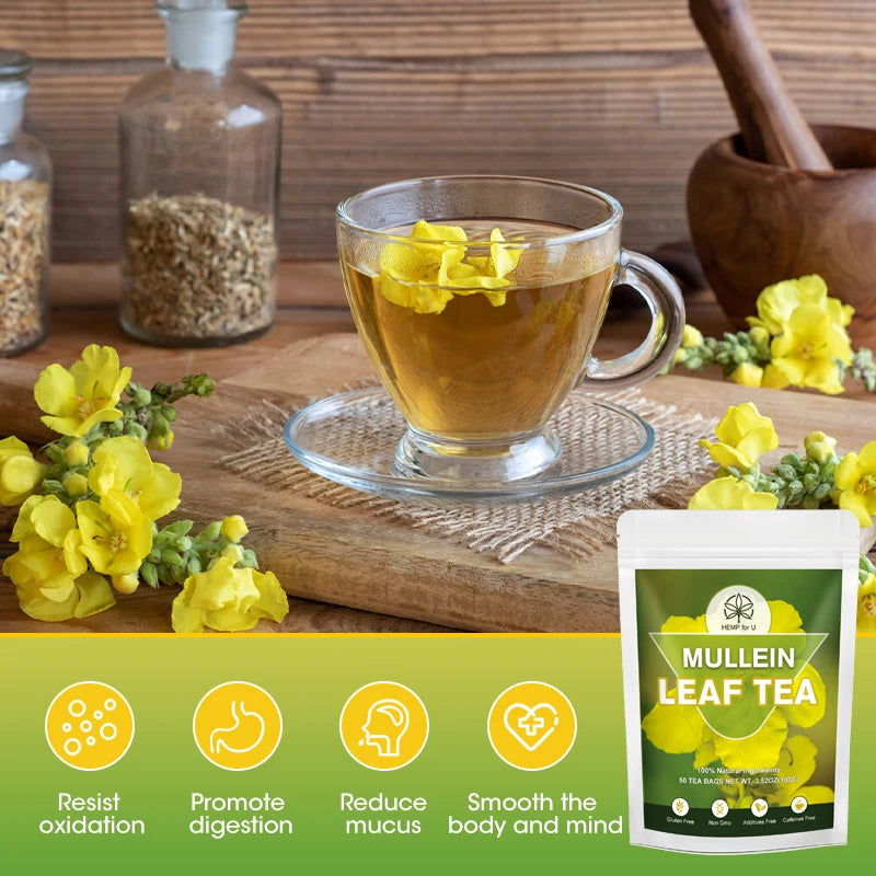 Pure Natural Mullein Leaf Extract – Lung Cleanse, Cough Relief & Sleep Support Herbal Supplement Peaceful Pleasures Health and Wellness