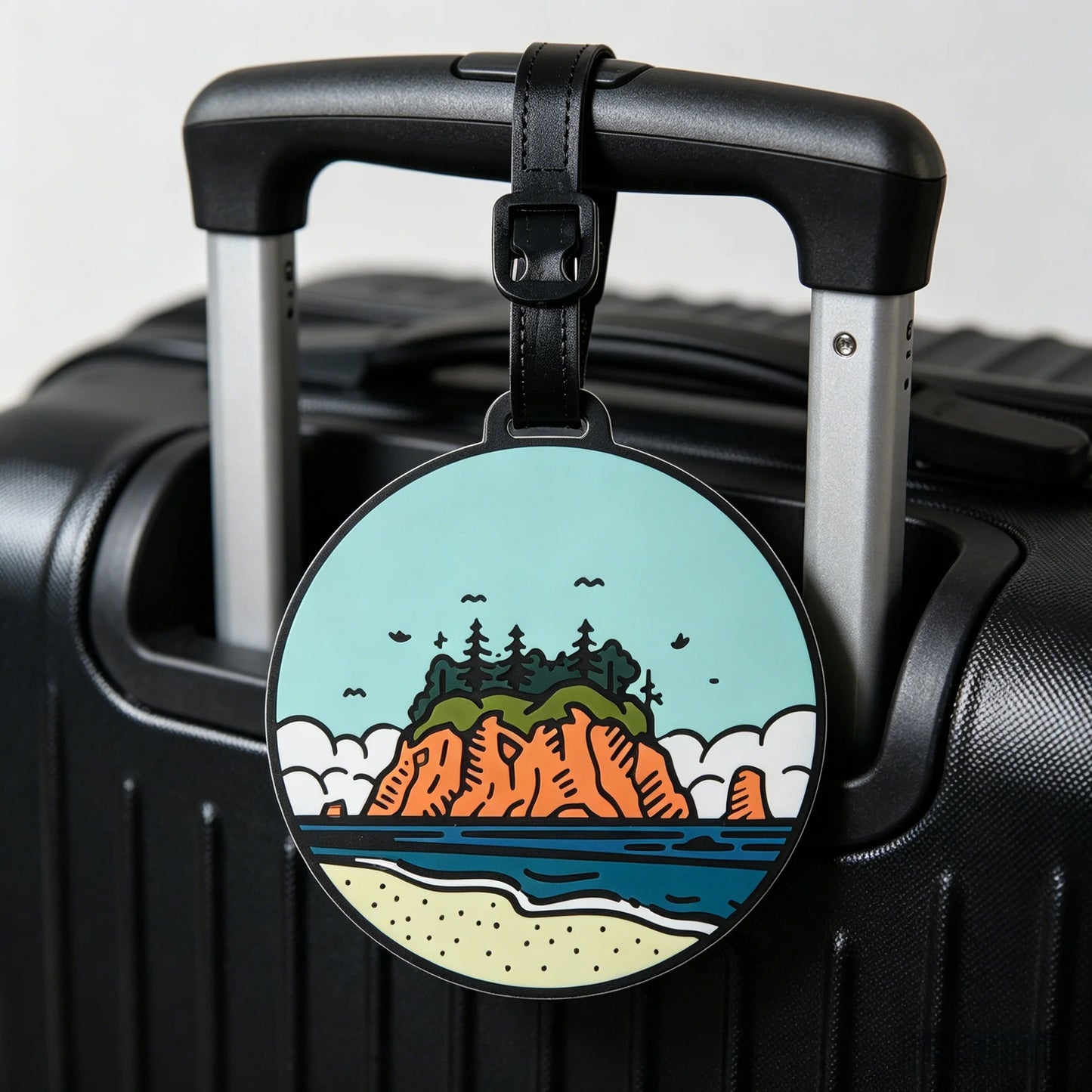Starry Sky Luggage Tag | Anti-Loss Privacy ID Travel Bag Tag