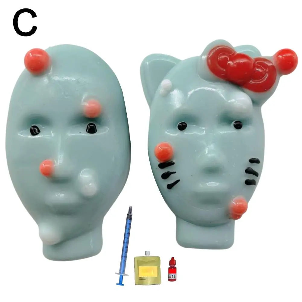 Pimple Popping Toy Reusable Stress Relief With Filler Tools Fun Sensory Fidget For ADHD & Anxiety Relief Games Toys Peaceful Pleasures Health and Wellness C