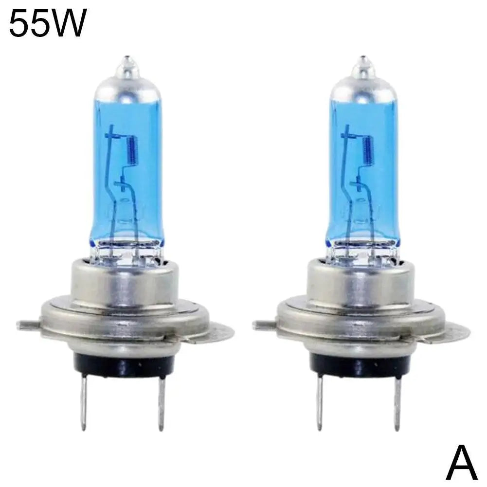 2pcs Lamp Light Effect Hid 12v Bulb Car Lamps H7 LED 100W 6000K Xenon Hid Super White Effect Look Headlight Lamp Light Peaceful Pleasures Health and Wellness A