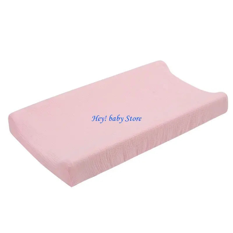 Muslin Diaper Changing Pad Cover – Soft, Breathable & Unisex