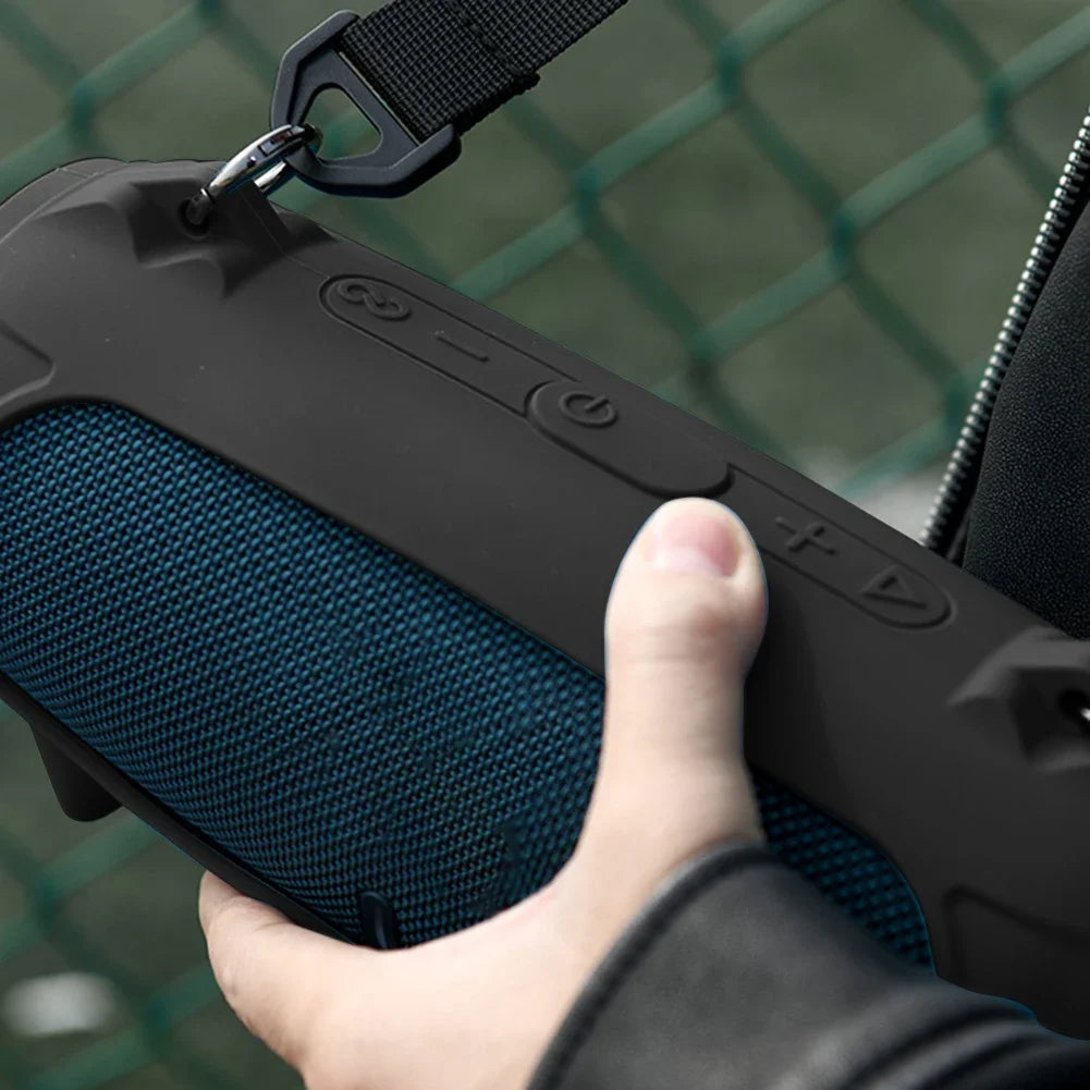 Waterproof Silicone Travel Case for JBL Charge 5 with Strap Peaceful Pleasures Health and Wellness