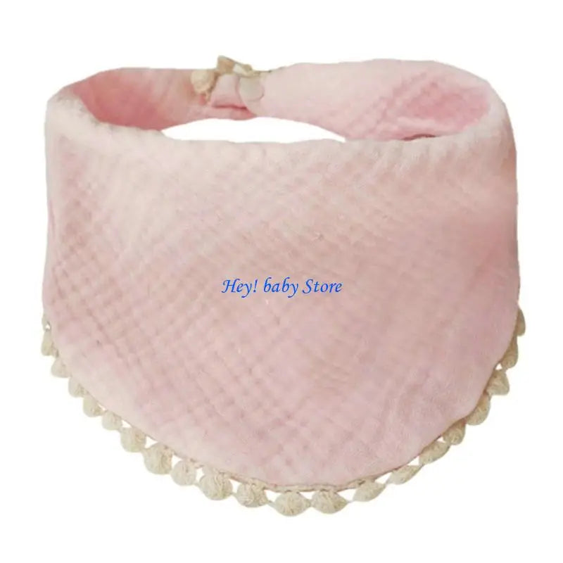 Cotton Gauze Baby Burp Cloth – Adjustable Triangle Bib Newborn