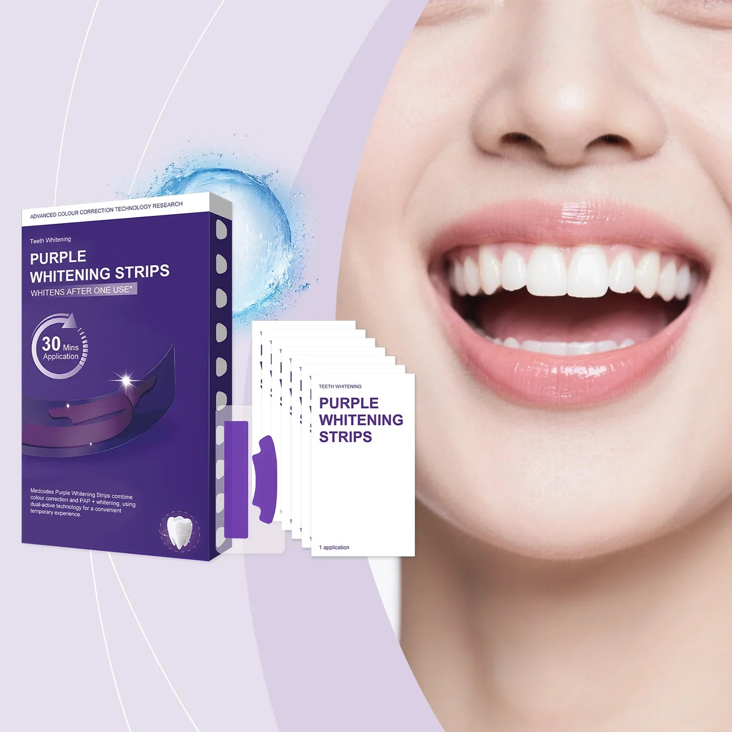 Teeth Whitening Strips – Stain Removal & Bright Smile