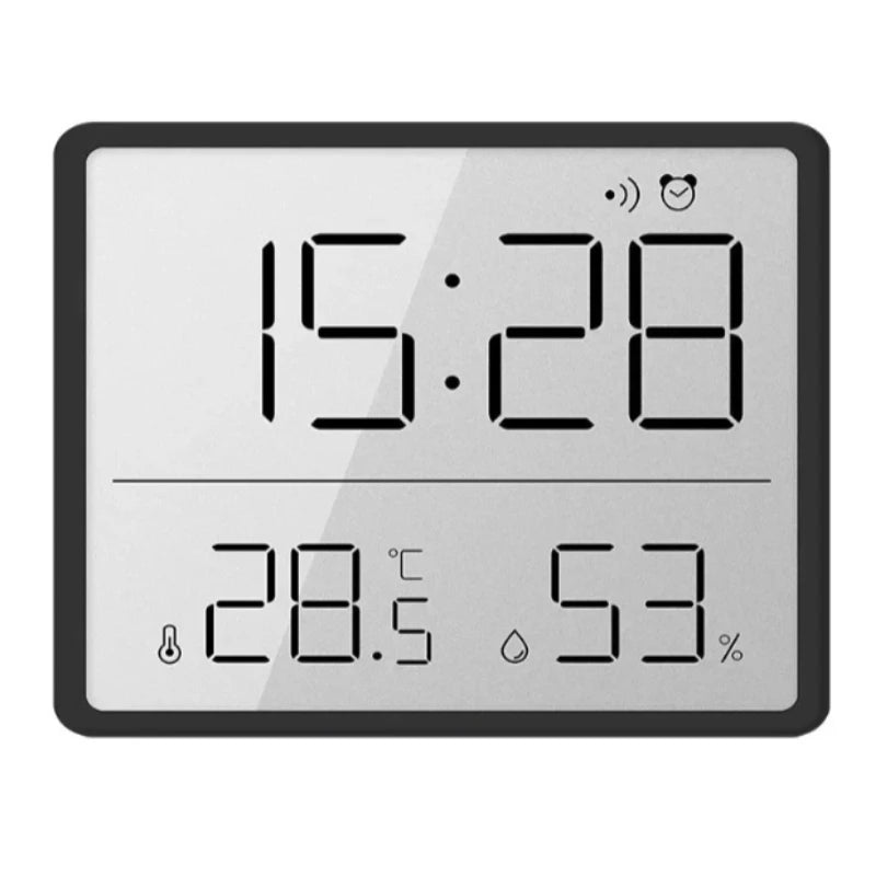 Digital Alarm Clock with Temperature & Humidity | Magnetic Desk