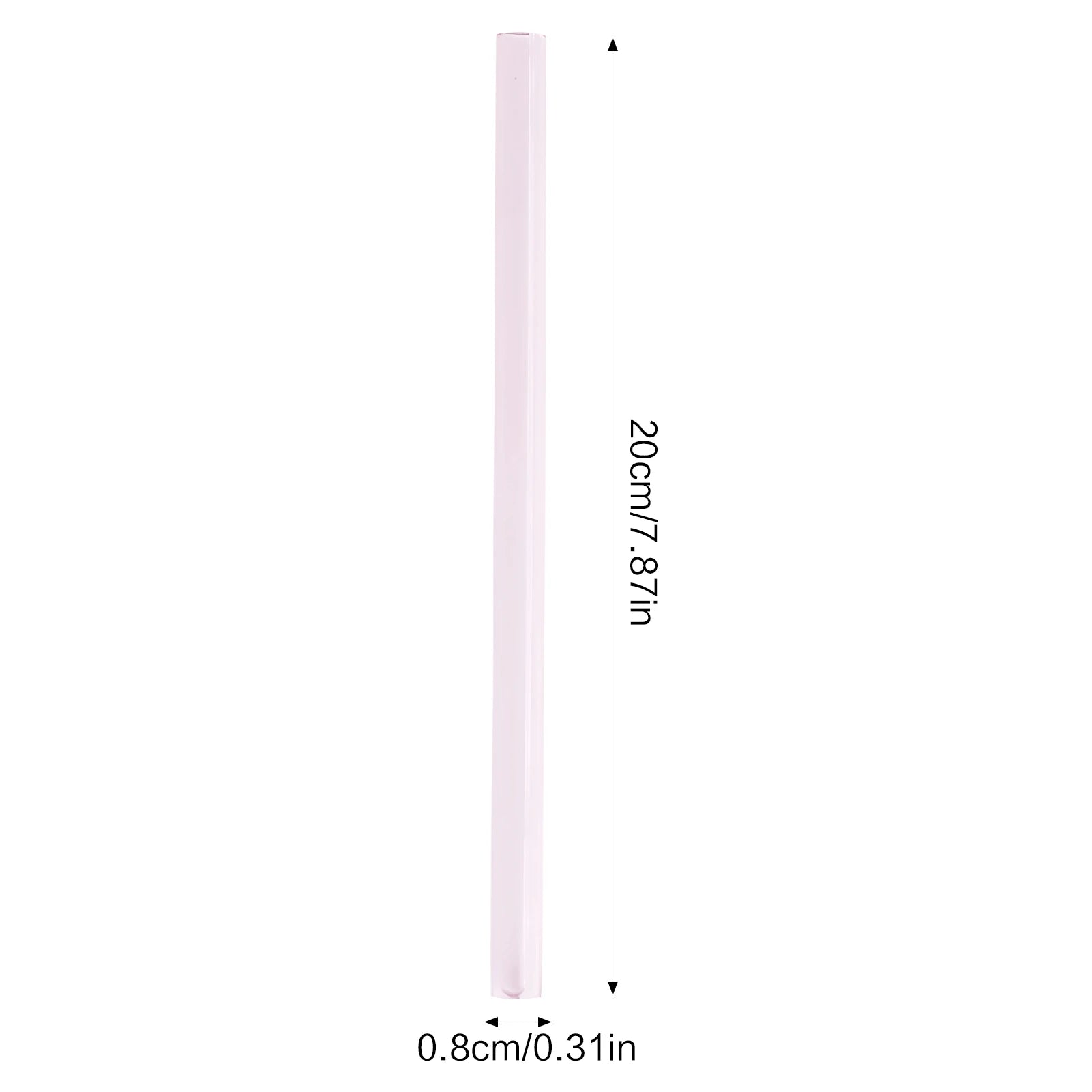 Colorful Glass Drinking Straws Easy to Clean Transparent Glass Straws for Smoothies Milkshakes Juices Teas Peaceful Pleasures Health and Wellness