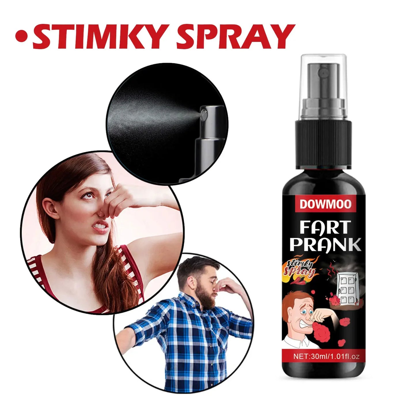 Liquid Fart Spray Terrible Smell Long Lasting Extra Strong Stinky Ass Prank Toy Joke Party Hilarious Gag Gifts Ass Fart Spray Peaceful Pleasures Health and Wellness