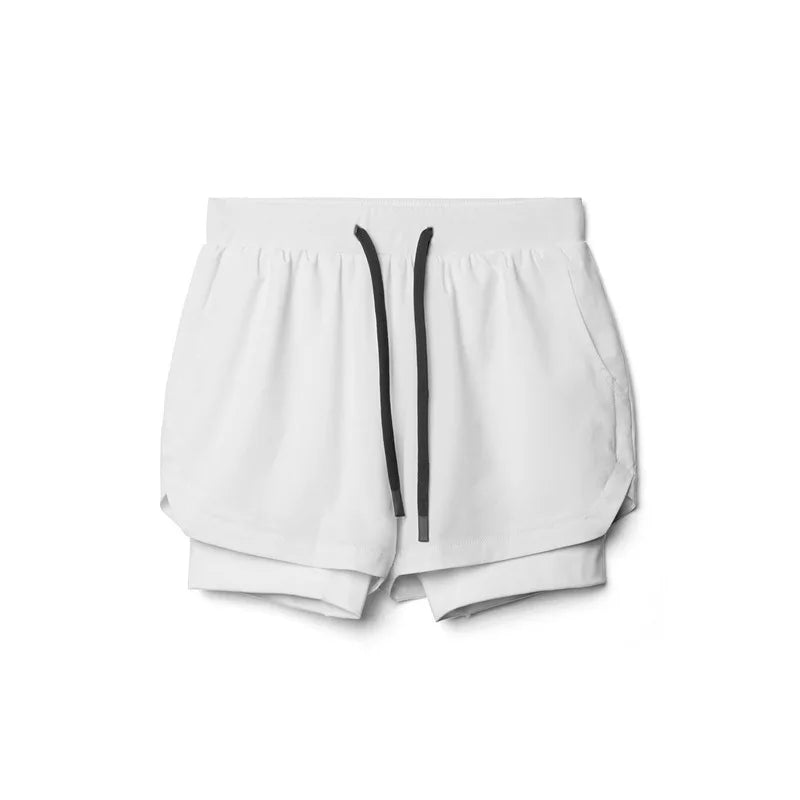 Men's 2-in-1 Running Shorts | Breathable Athletic Training