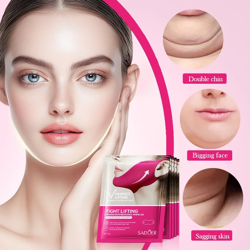 V-Shape Firming Face Mask – Lifting, Slimming & Anti-Aging