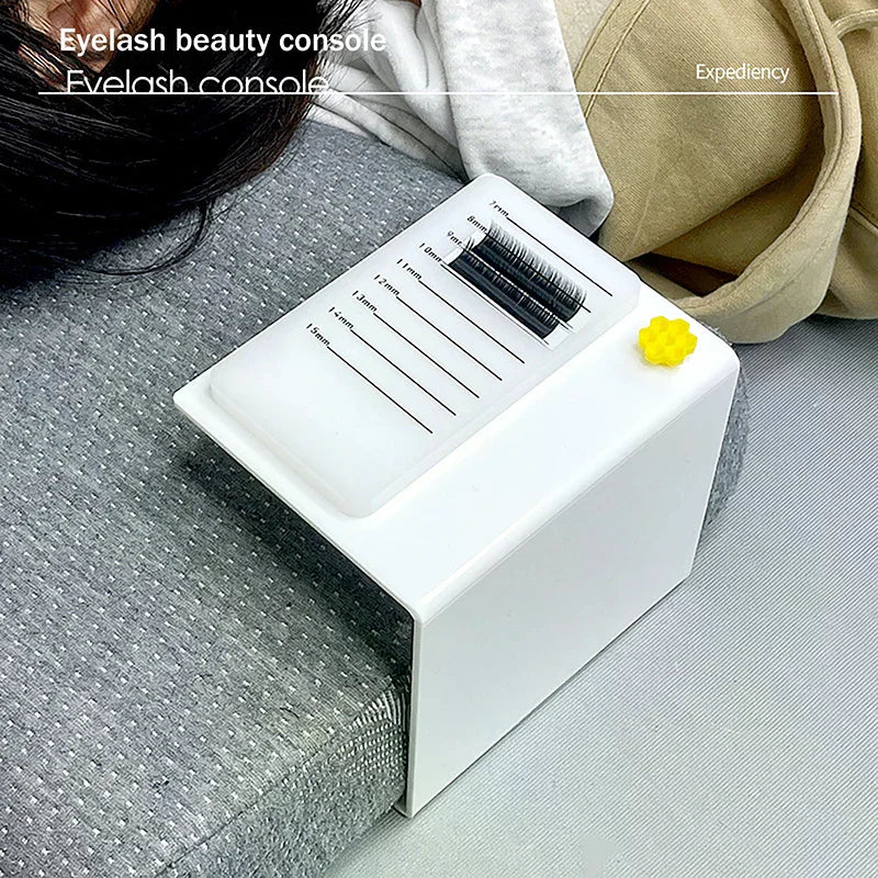 Eyelash Pillow Console Eyelash Extension Stand Tool Professional Reusable Convenient Portable Console Eyelash Pad Glue Holder Peaceful Pleasures Health and Wellness