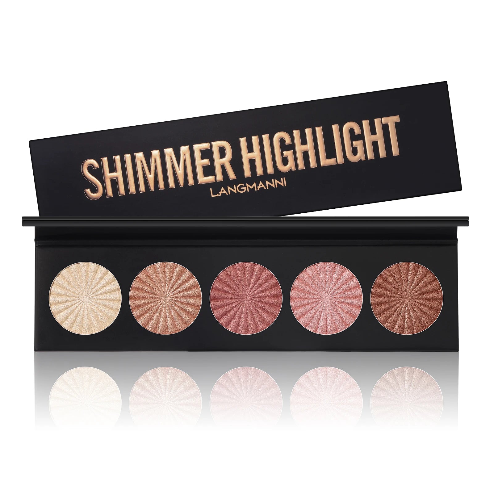 Highlighting and Contouring Palette 5 Colours All-in-One Makeup Palette Stereoscopic Natural Highlighting Makeup Palette Peaceful Pleasures Health and Wellness L9830HighDisc