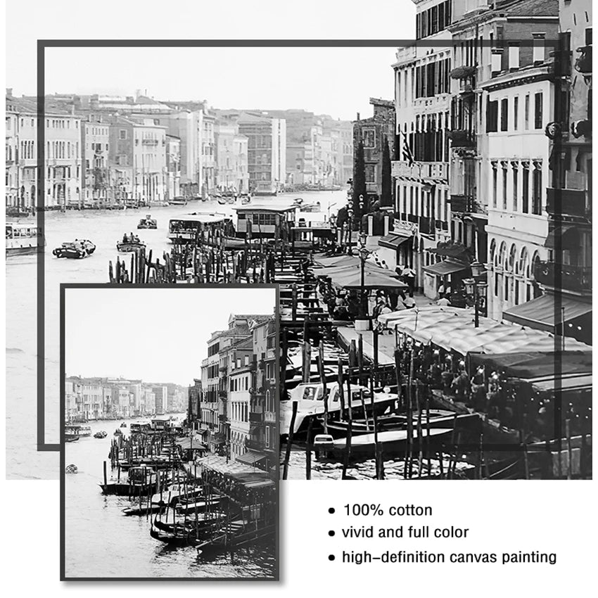 White Retro Poster Wall Pictures For Living Room Decor Paris Landscape Wall Art Canvas Painting Nordic Posters And Prints Black Peaceful Pleasures Health and Wellness