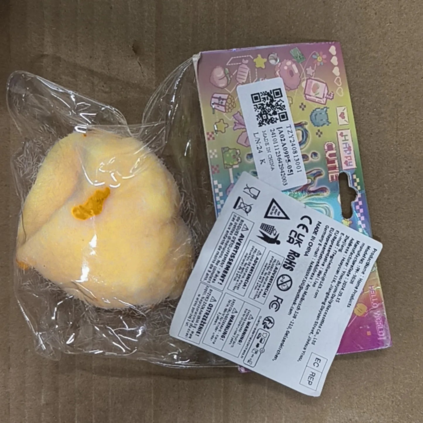 Cute Chicken Squishy Stress Toy – Handmade Soft Chick Gift
