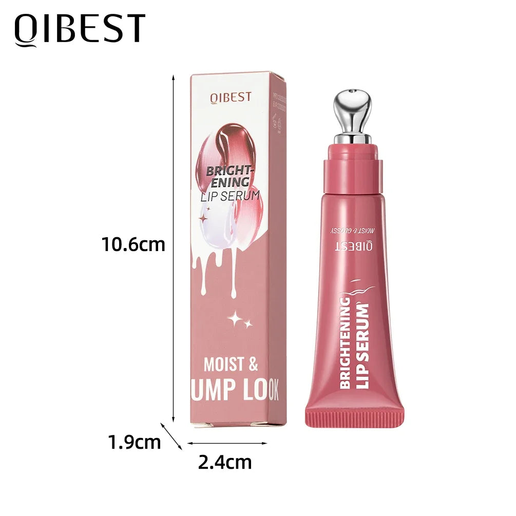 QIBEST Moisturizing Lip Lotion Mirror Pearl Lipgloss Volumizing Lip Glaze Natural Lip Tint Gloss Moisturizing Jelly Lip Stain Peaceful Pleasures Health and Wellness