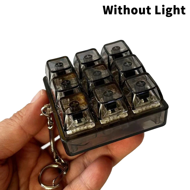 LED Mechanical Key Switch Tester – Fidget Toy 4/9 Keys